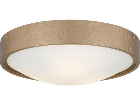 Quoizel Flush Mount Medium 3-light Flush Mount Bronze Gold Discount