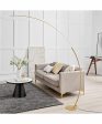 Monita 1-Light Led Arch Lamp Gold Discount