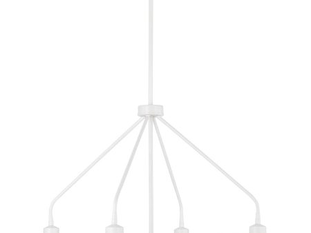 Alden 4-Light Chandelier Matte White Sale