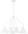 Alden 4-Light Chandelier Matte White Sale