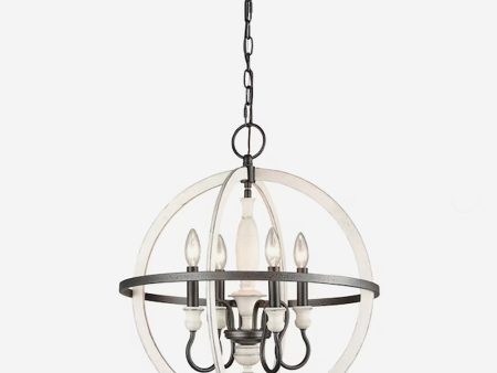 Brownell 20   Wide 4-Light Chandelier - Anvil Iron Online