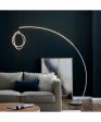 Monita Led Arch Lamp Silver Sale