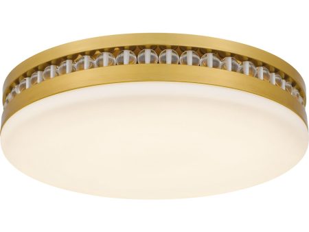 Quoizel Flush Mount Medium Flush Mount Brushed Gold Cheap