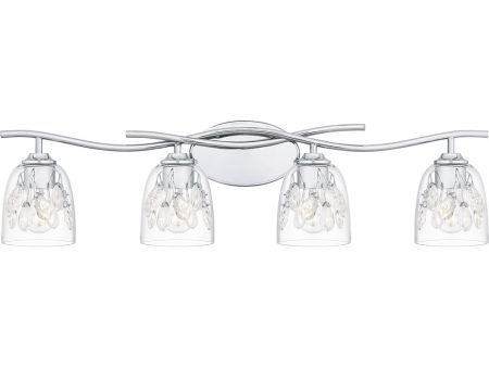 Ansley Extra Large 4-light Bath Light Polished Chrome Online