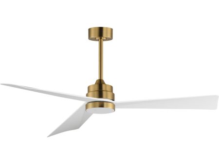 Vortex 60 inch Indoor Fan with LED Light Kit Natural Aged Brass Discount