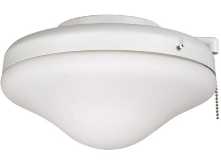 2-Light Light Kit-Bowl (Outdoor) White For Sale