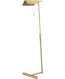 Mendel 50   High 1-Light Floor Lamp - Satin Brass Fashion