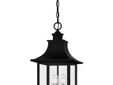 Chancellor Large 3-light Outdoor Pendant Light Mystic Black Supply