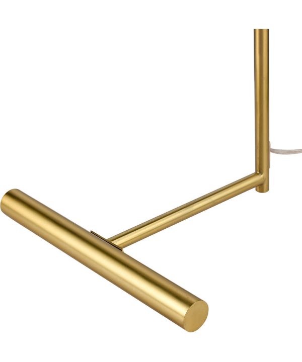 Mendel 50   High 1-Light Floor Lamp - Satin Brass Fashion