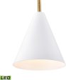 Tully 69   High 1-Light Floor Lamp - Matte White - Includes LED Bulb Online