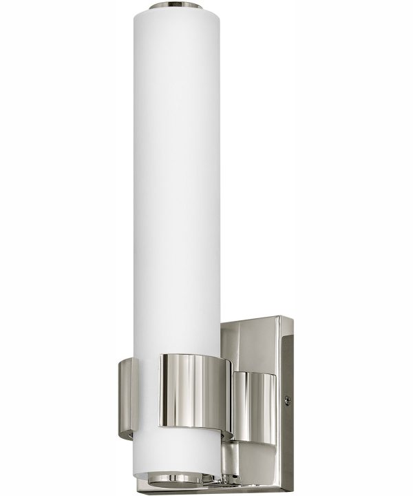 Aiden LED-Light Small LED Sconce in Polished Nickel Cheap