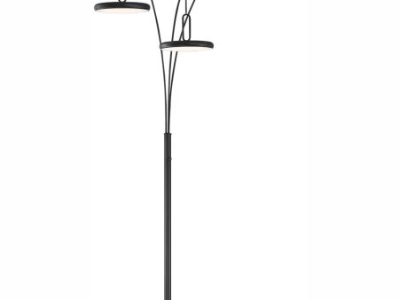 Sailee 3-Light Led 3-Light Arch Lamp Black For Cheap