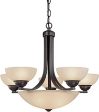 26 w Fireside 8-Light Bowl Chandelier Bolivian on Sale