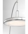 Sailee 1-Light Led Arch Lamp Brushed Nickel Supply