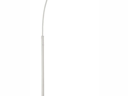 Sailee 1-Light Led Arch Lamp Brushed Nickel Supply