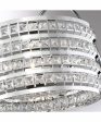 Valerie 1-Light Arch Lamp Chrome Stainless Steel Crystal Supply