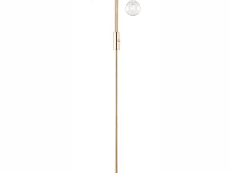 Nilmani 3-Light Floor Lamp Gold Online now