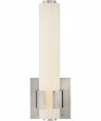 Aiden LED-Light Small LED Sconce in Brushed Nickel For Sale