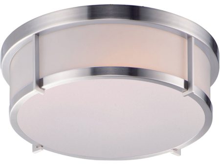 Rogue 13 inch LED Flush Mount Satin Nickel Online Hot Sale