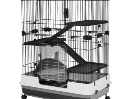 AE Cage Company Nibbles Deluxe 4 Level Small Animal Cage 32 L x 21 W x 43 H 1 count by A&E Cage Company on Sale