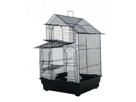 AE Cage Company House Top Bird Cage Assorted Colors 16 x14 x23  1 count by A&E Cage Company Discount