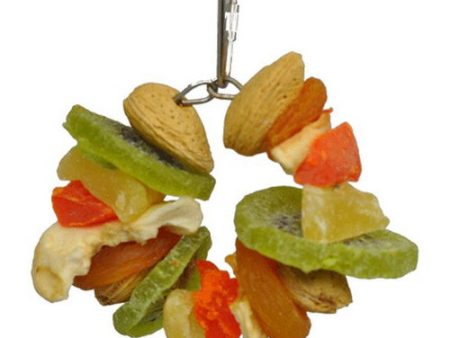 AE Cage Company Happy Beaks Deluxe Fruit and Nut Ring Jr Tropical Delight 1 count by A&E Cage Company Cheap